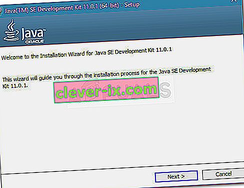 Inštalácia vývojovej sady Java