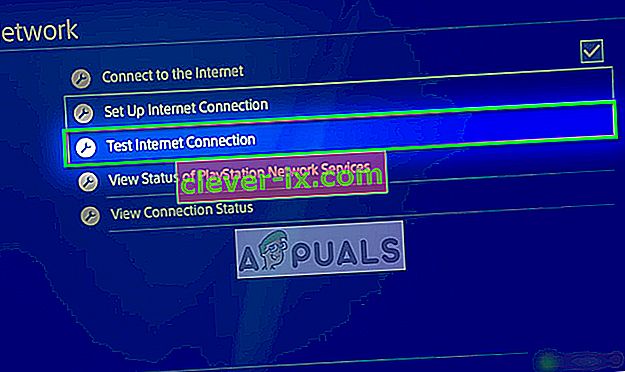 Tester la connexion Internet - Paramètres réseau sur PS4