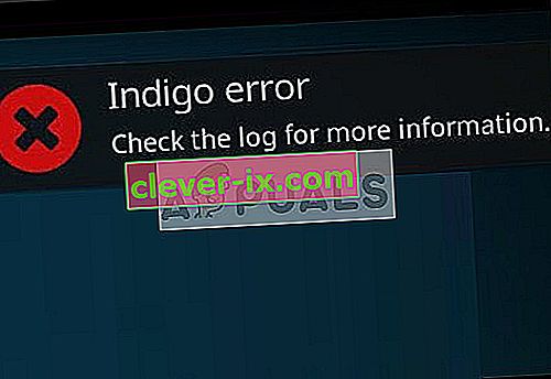 Add-on Indigo Error på Kodi