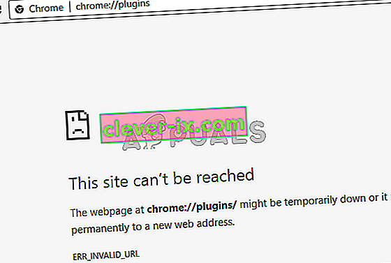 Kan ikke få adgang til chrome-plugins