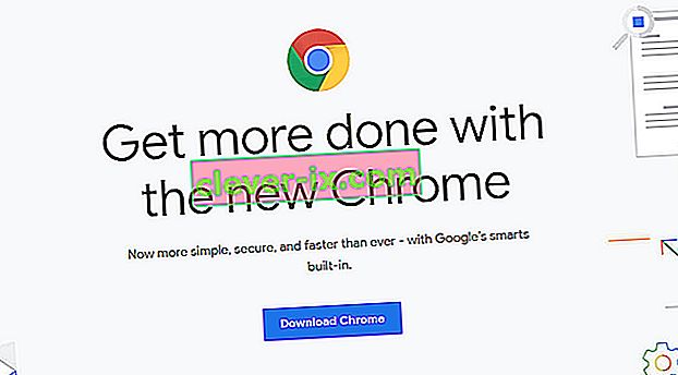 Download af Google Chrome i Windows 10