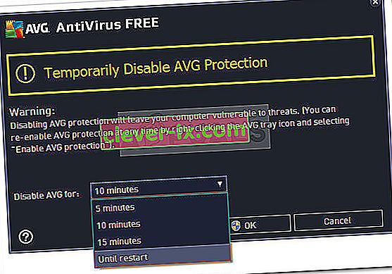 Schakel de real-time bescherming van uw externe AV uit