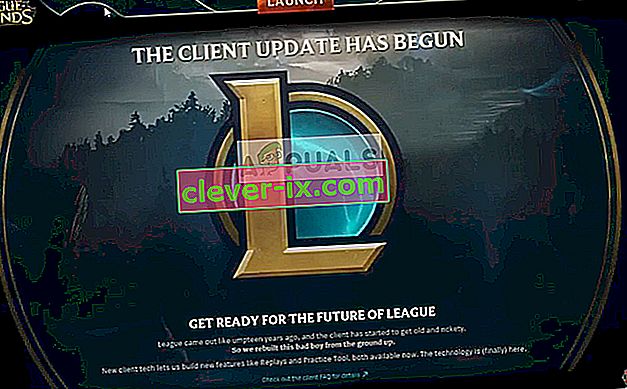 Oppdaterer League of Legends